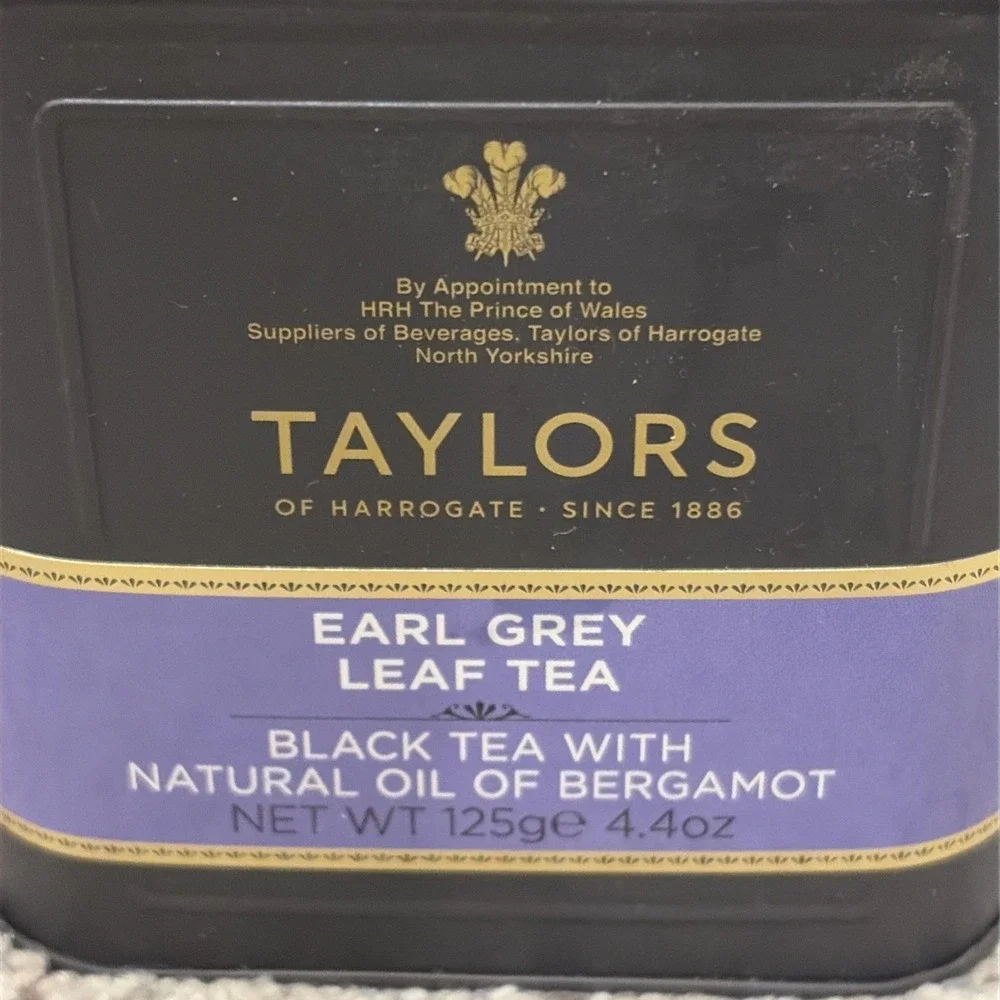 Taylors of Harrogate Earl Grey Loose Leaf 4.41 Ounce Tin Caddy Pack of 1 New